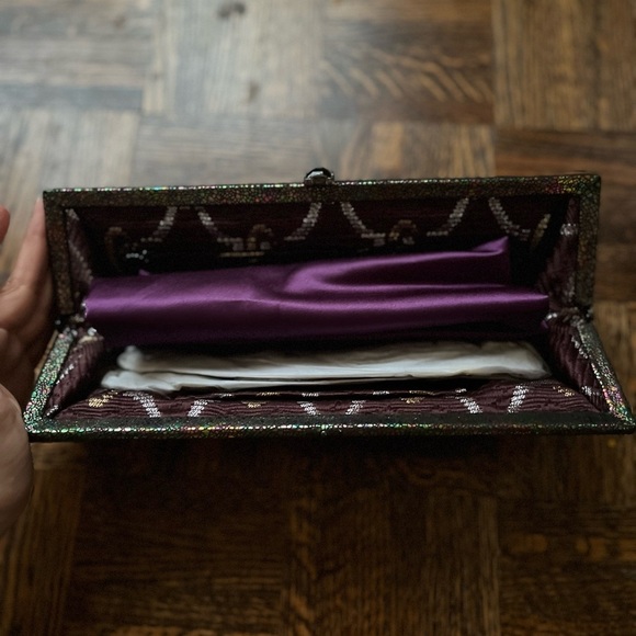 NWOT KOTUR Multicolored Evening Clutch w/ Dust Bag - Picture 11 of 15